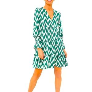 New(ish) Green Ikat Kenzo Dress by Pomander Place. Purchased from Tuckernuck.